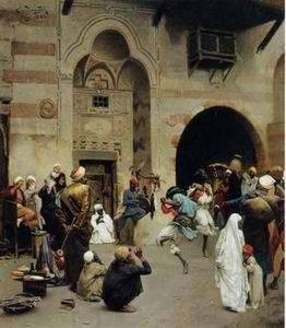 unknow artist Arab or Arabic people and life. Orientalism oil paintings 176 China oil painting art